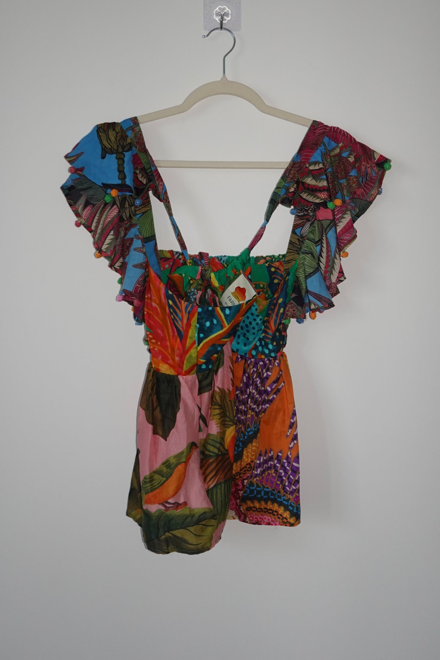 Farm Rio Tropical Mix Print Top