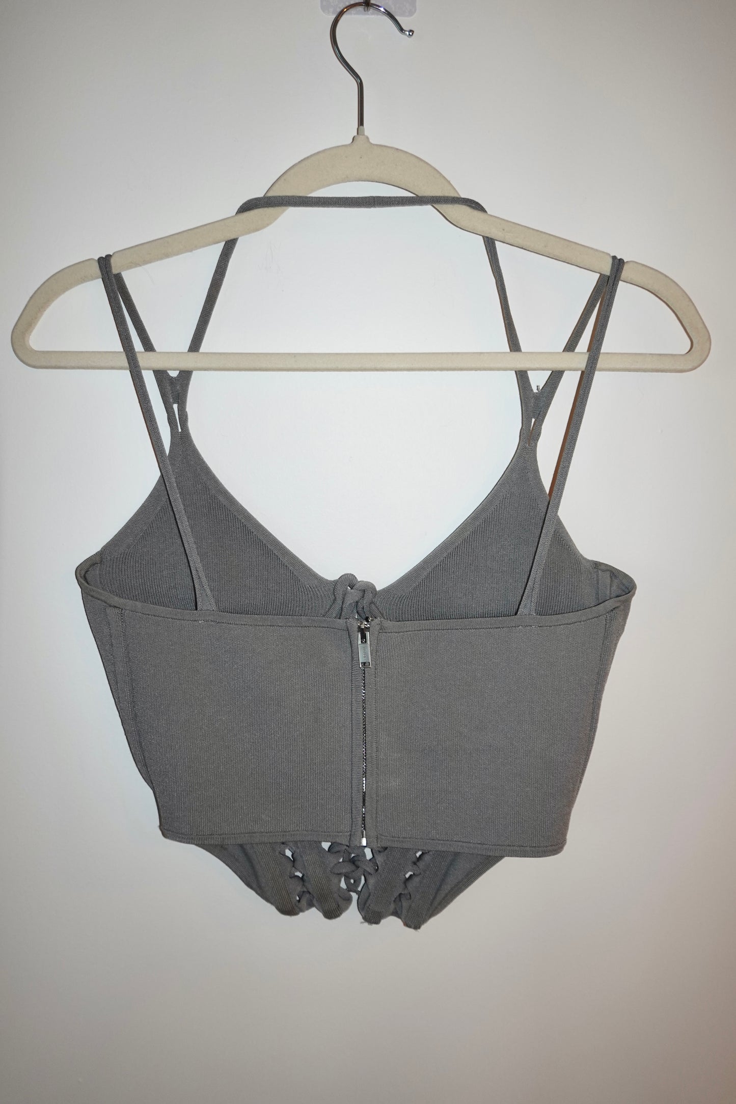 Dion Lee - Gray Knit Corset