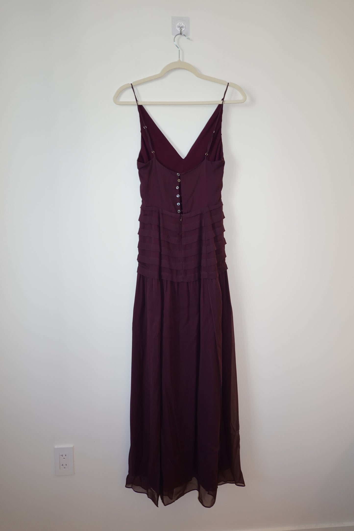 Haute Hippie - Purple Silk Slit Gown