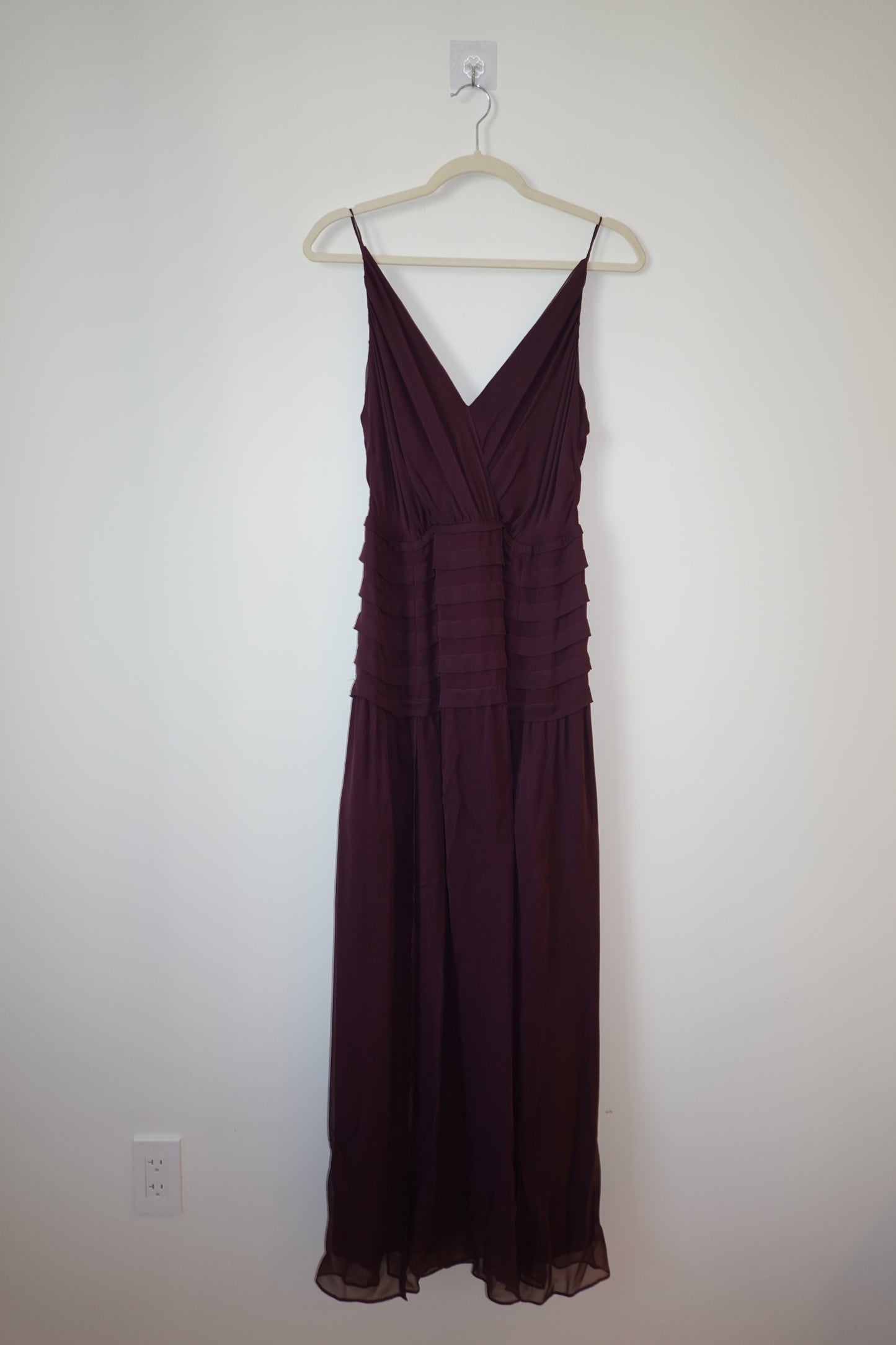 Haute Hippie - Purple Silk Slit Gown
