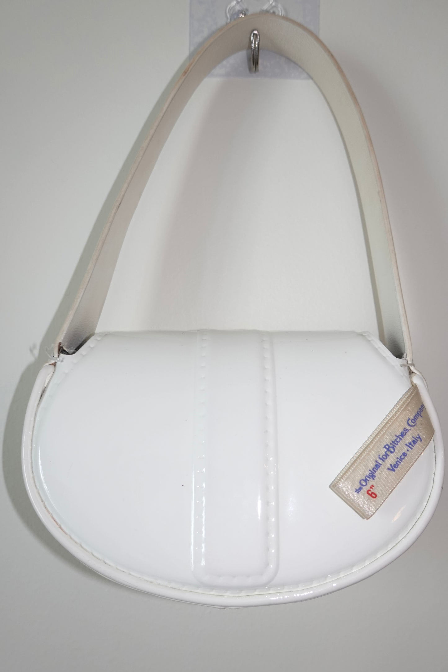 For Bitches - Mini White Purse