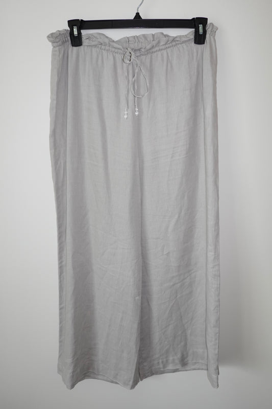 Zara - Gray Linen Pants