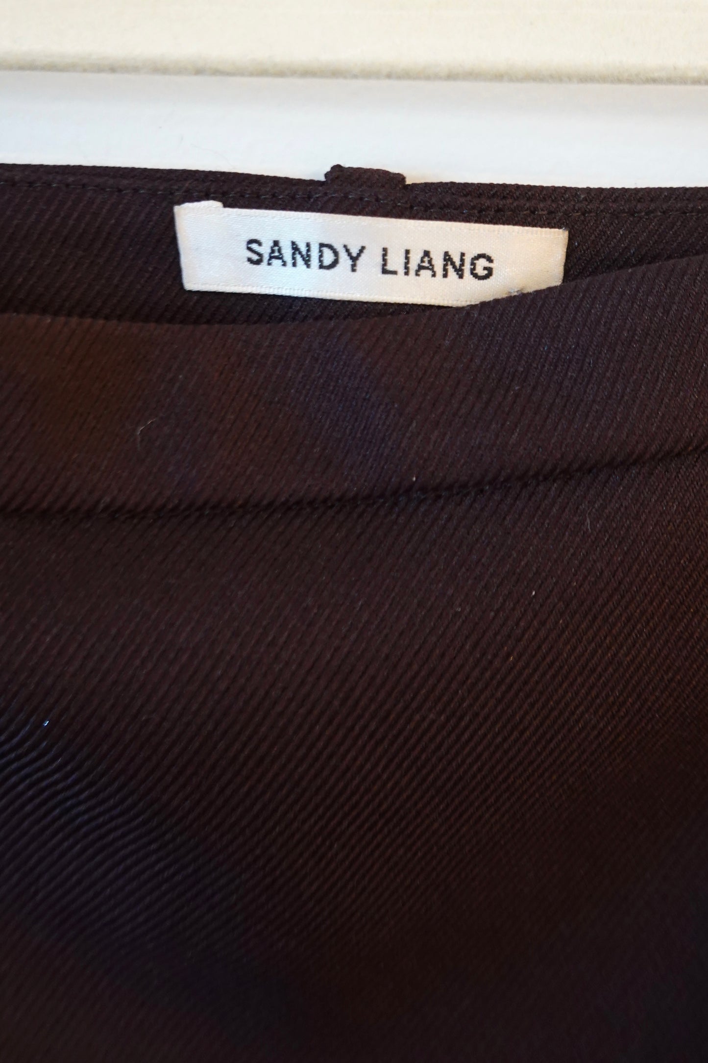 Sandy Liang - Burgundy Mini Skirt