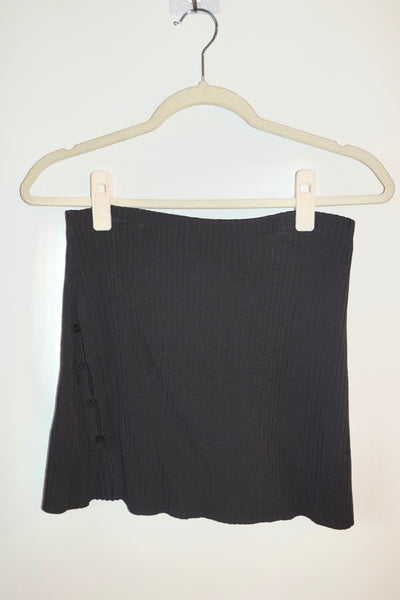Ksubi - Gray Ribbed Mini Skirt