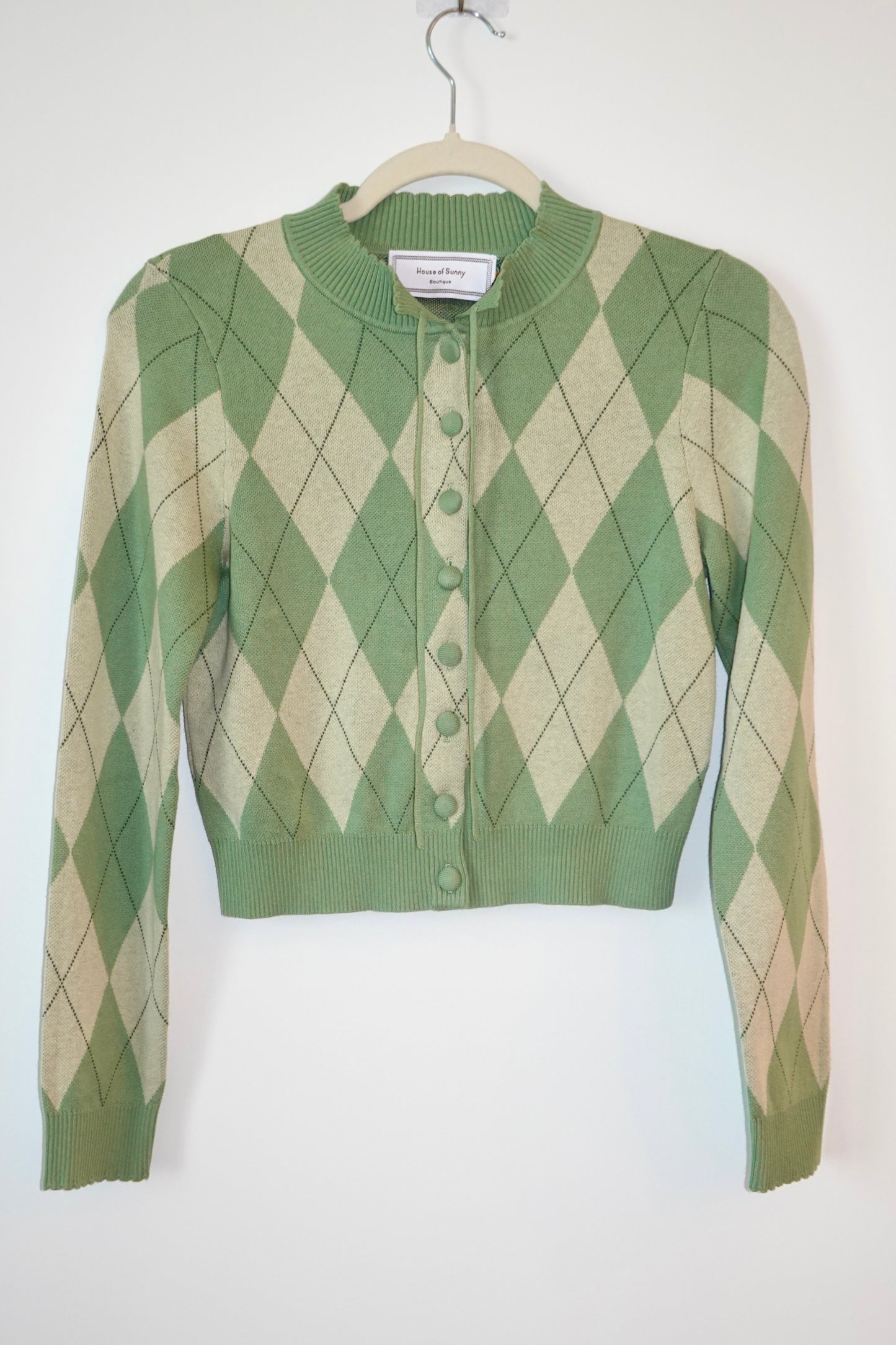 House of Sunny - Argyle Lounge Cardigan