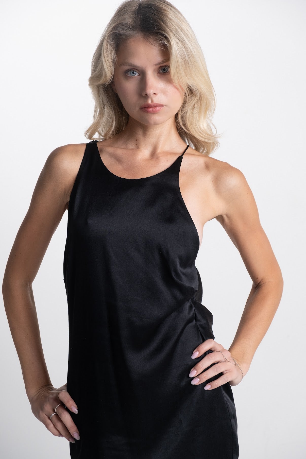 Black Silk Gown