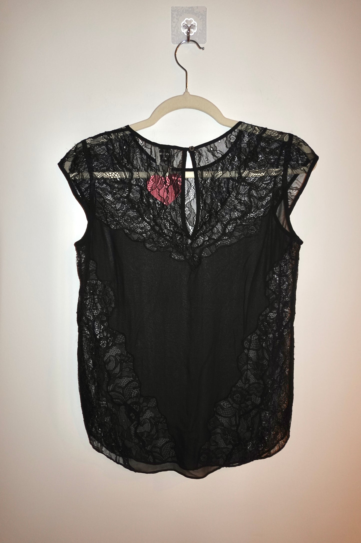 Haute Hippie - Silk & Lace Black Top