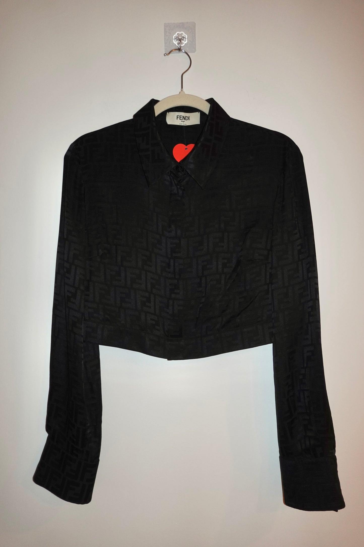 Fendi - Monogram Silk Blouse