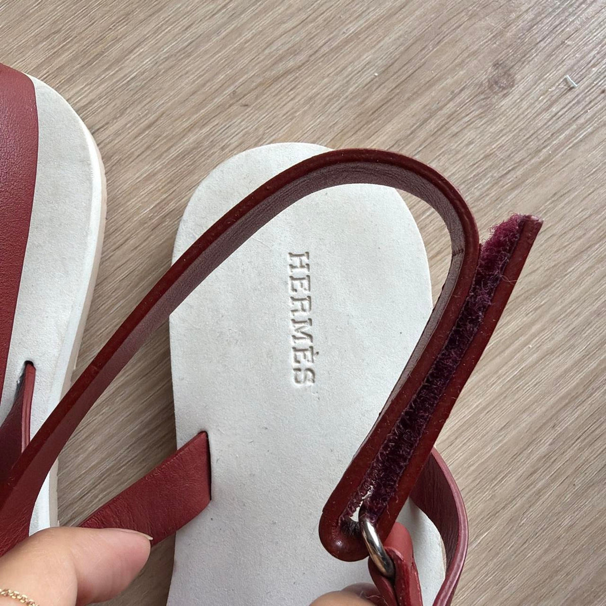 Hermes - Tahiti Leather Sandal