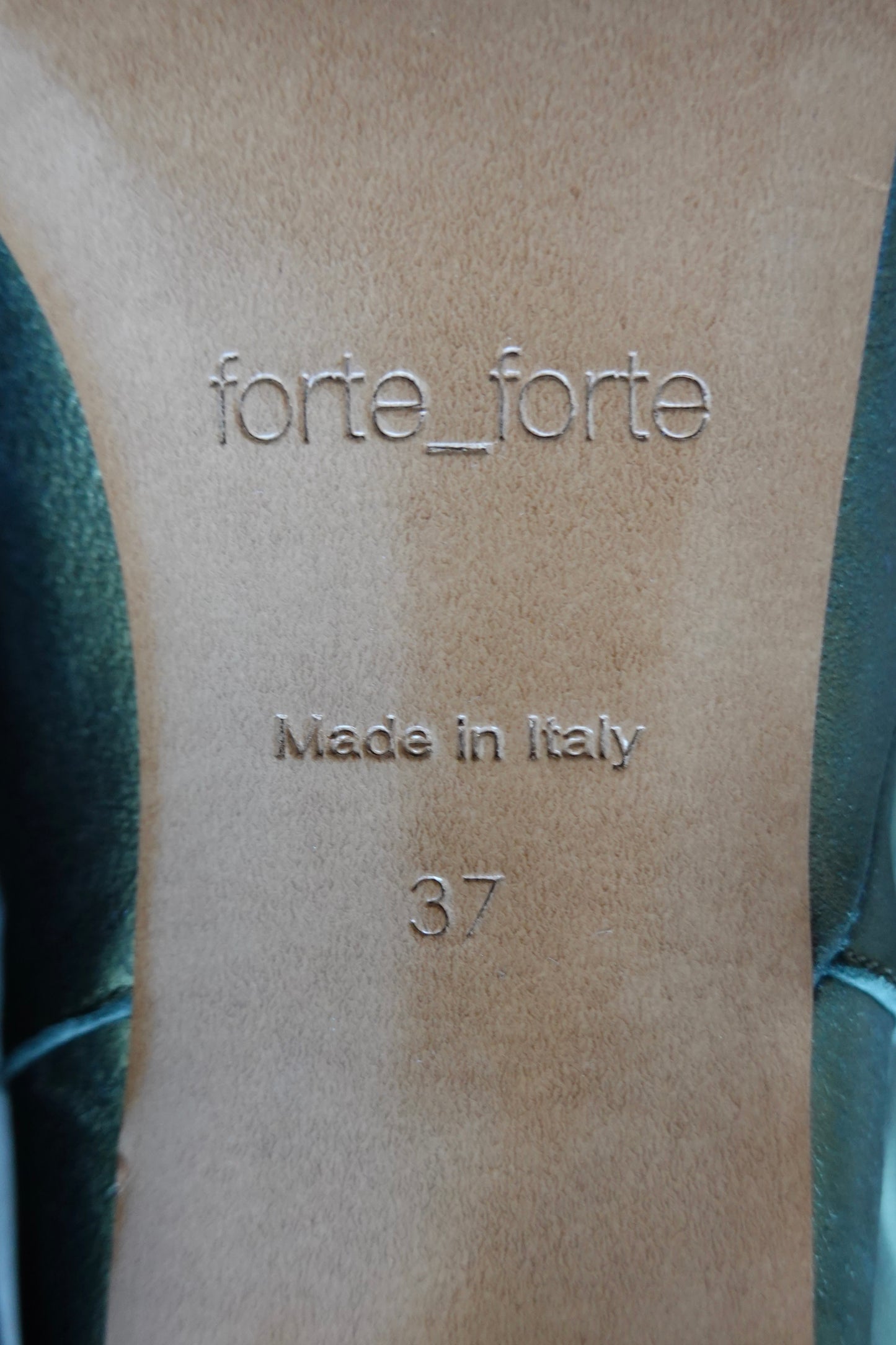 Forte Forte - Green Metallic Boots