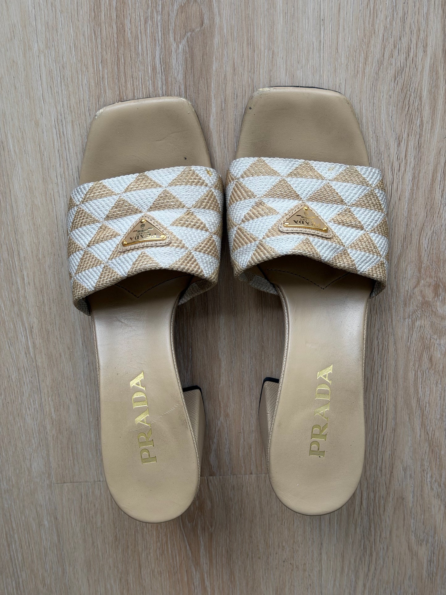 Prada - Geometric Sandals