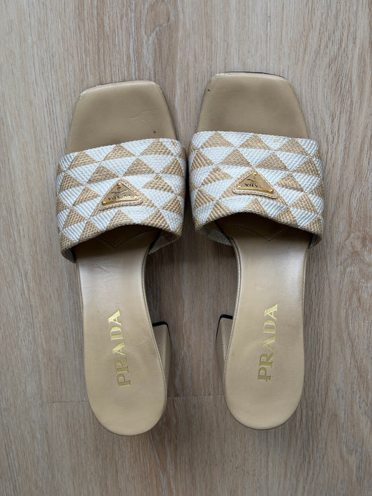 Prada - Geometric Sandals