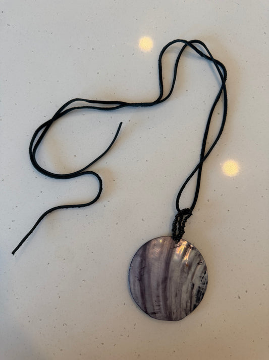 Grey Shell Necklace