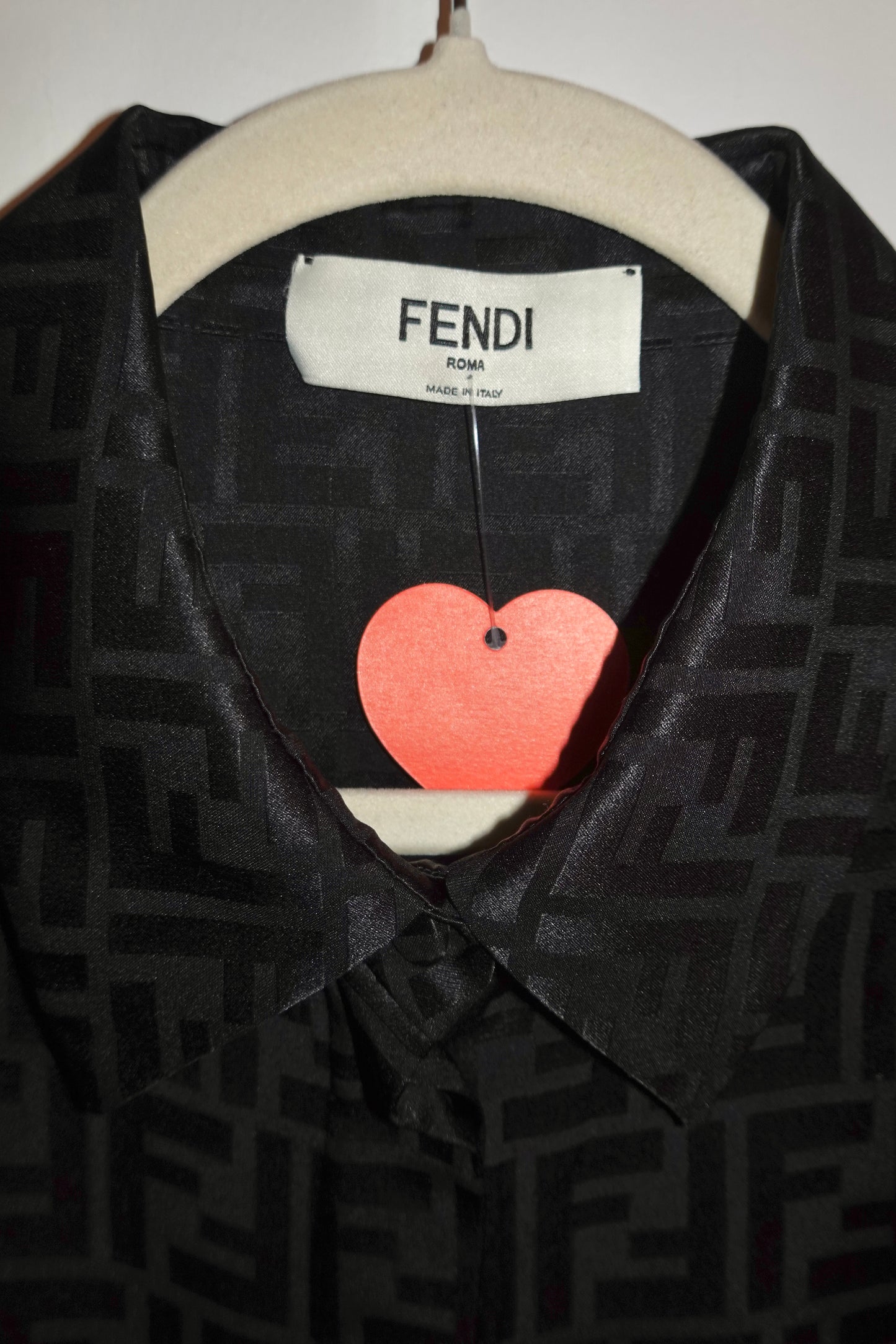 Fendi - Monogram Silk Blouse