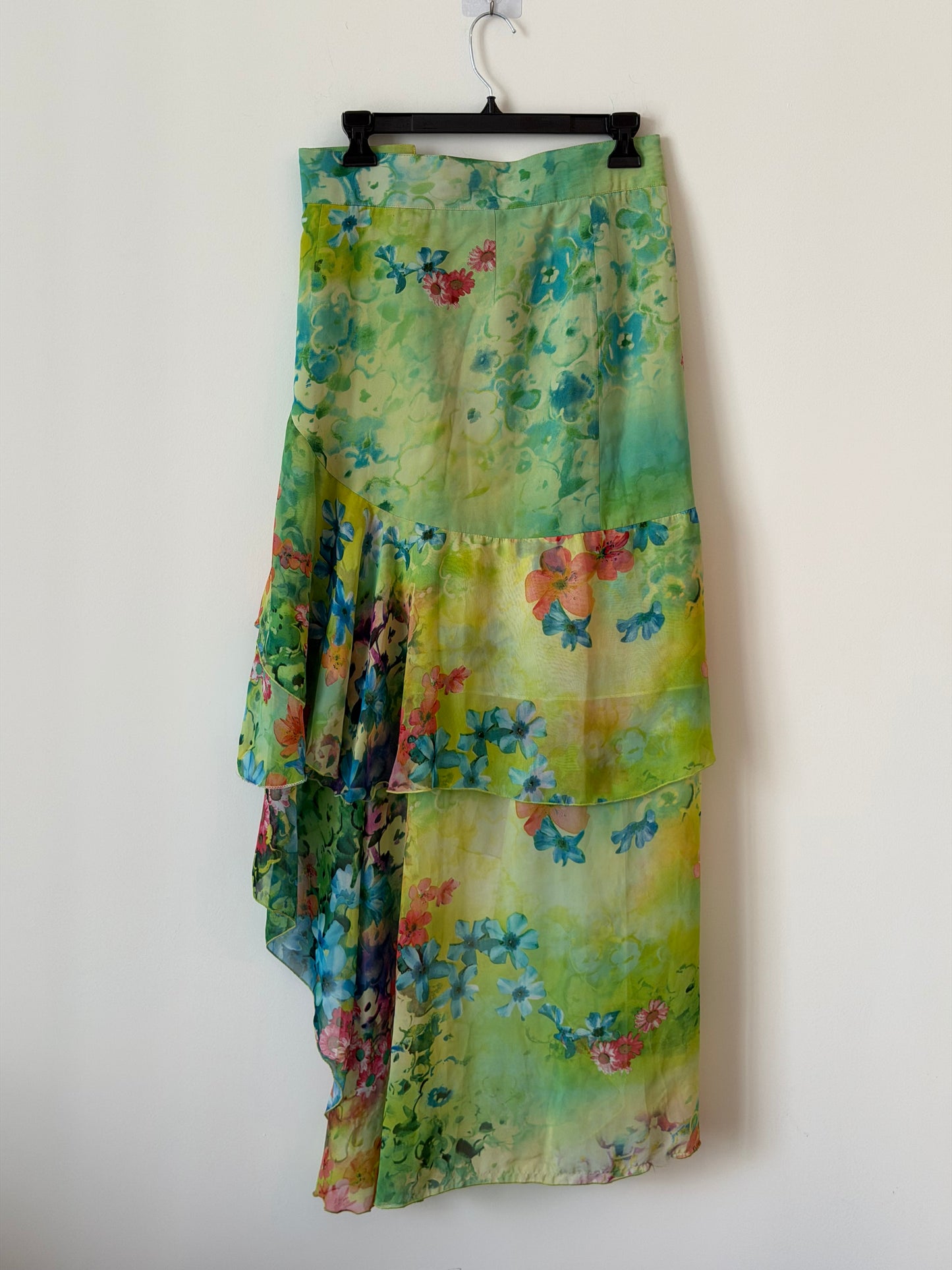 Watercolor Asymmetrical Skirt