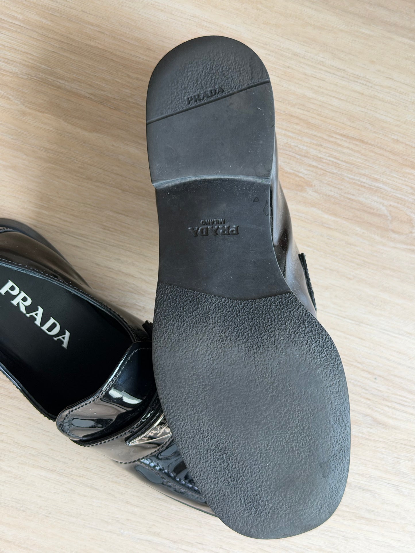 Prada - Patent Leather Loafers