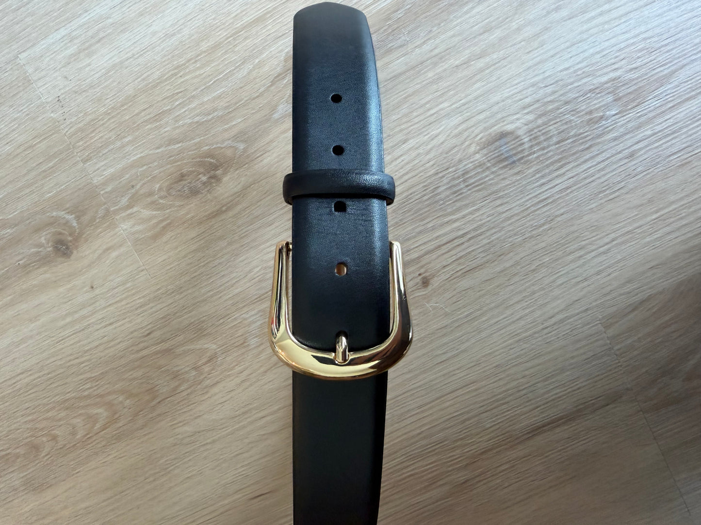 Balenciaga - Black Leather Belt
