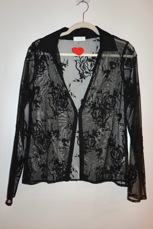 Meshki - Lace Open Blouse