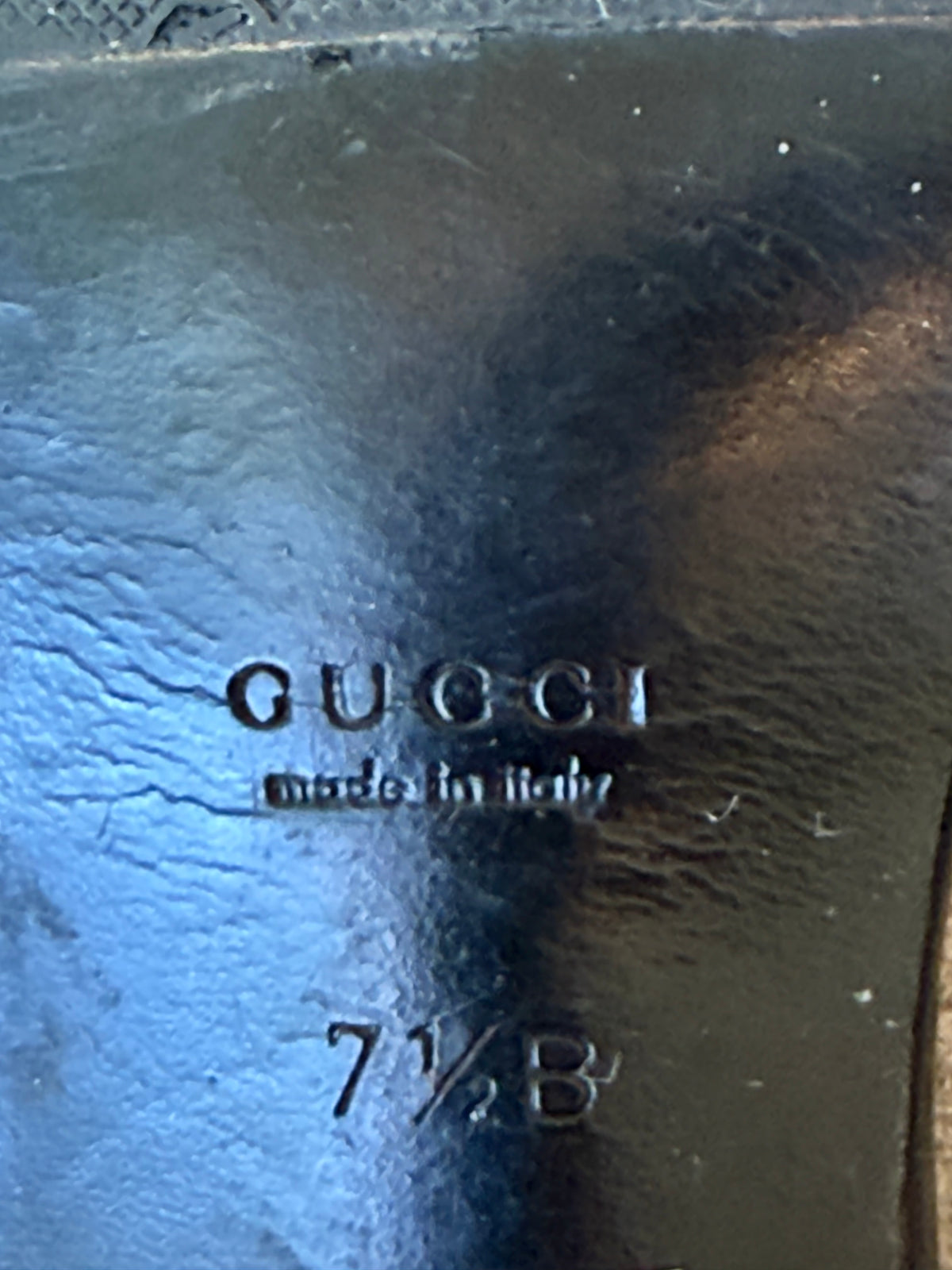 Gucci - Black Canvas Heels