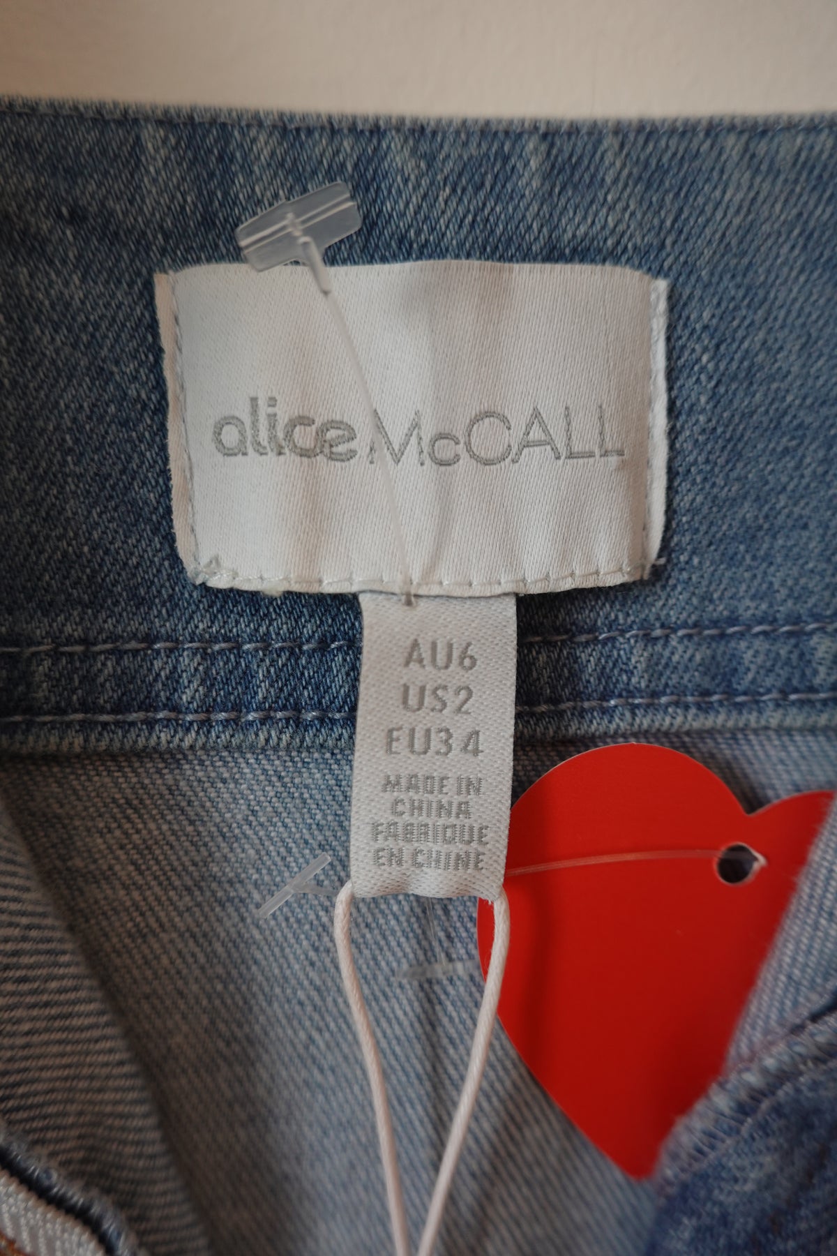Alice McCall - Denim Bootcut Jumpsuit