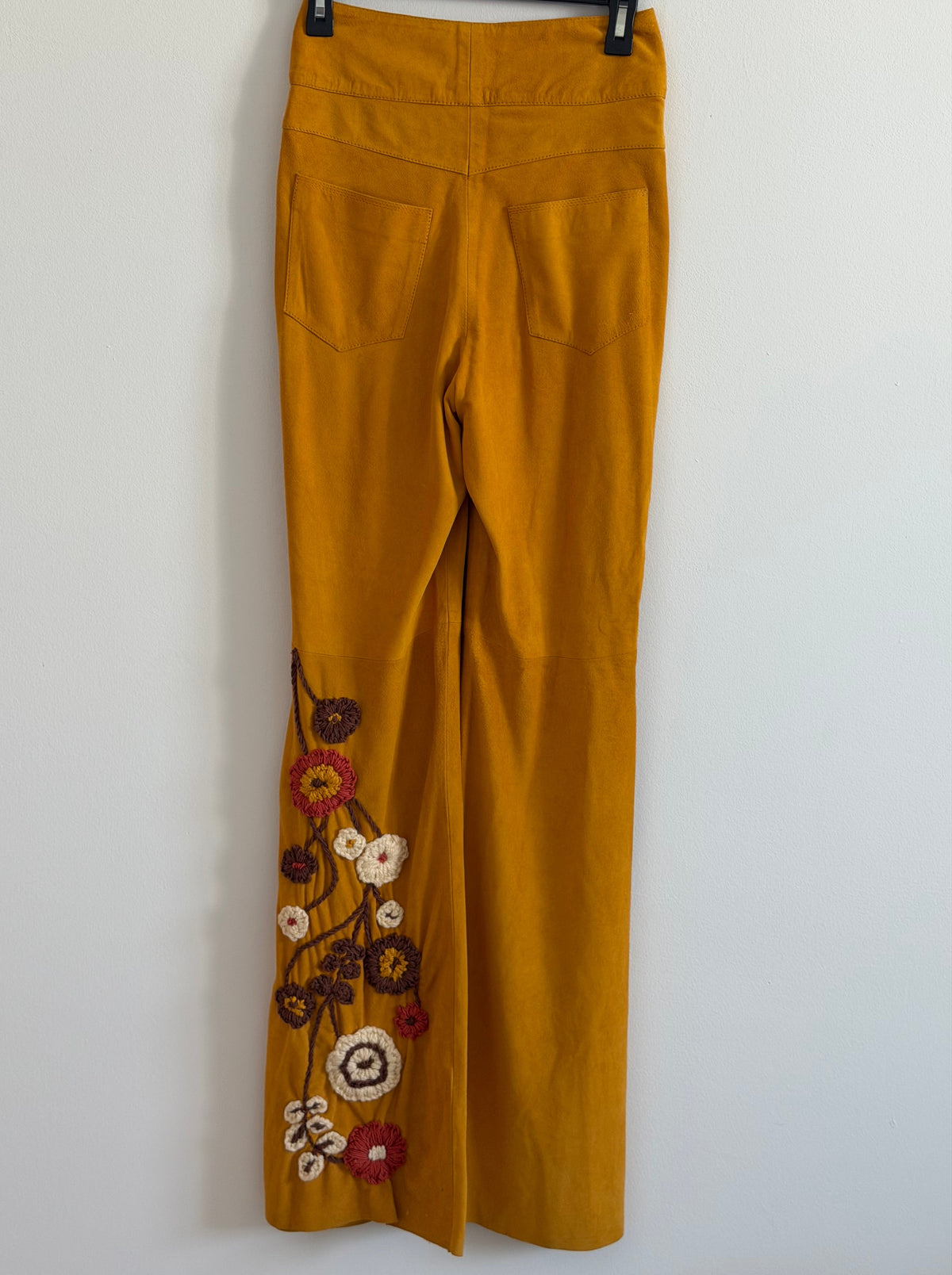 Mustard Suede Pants