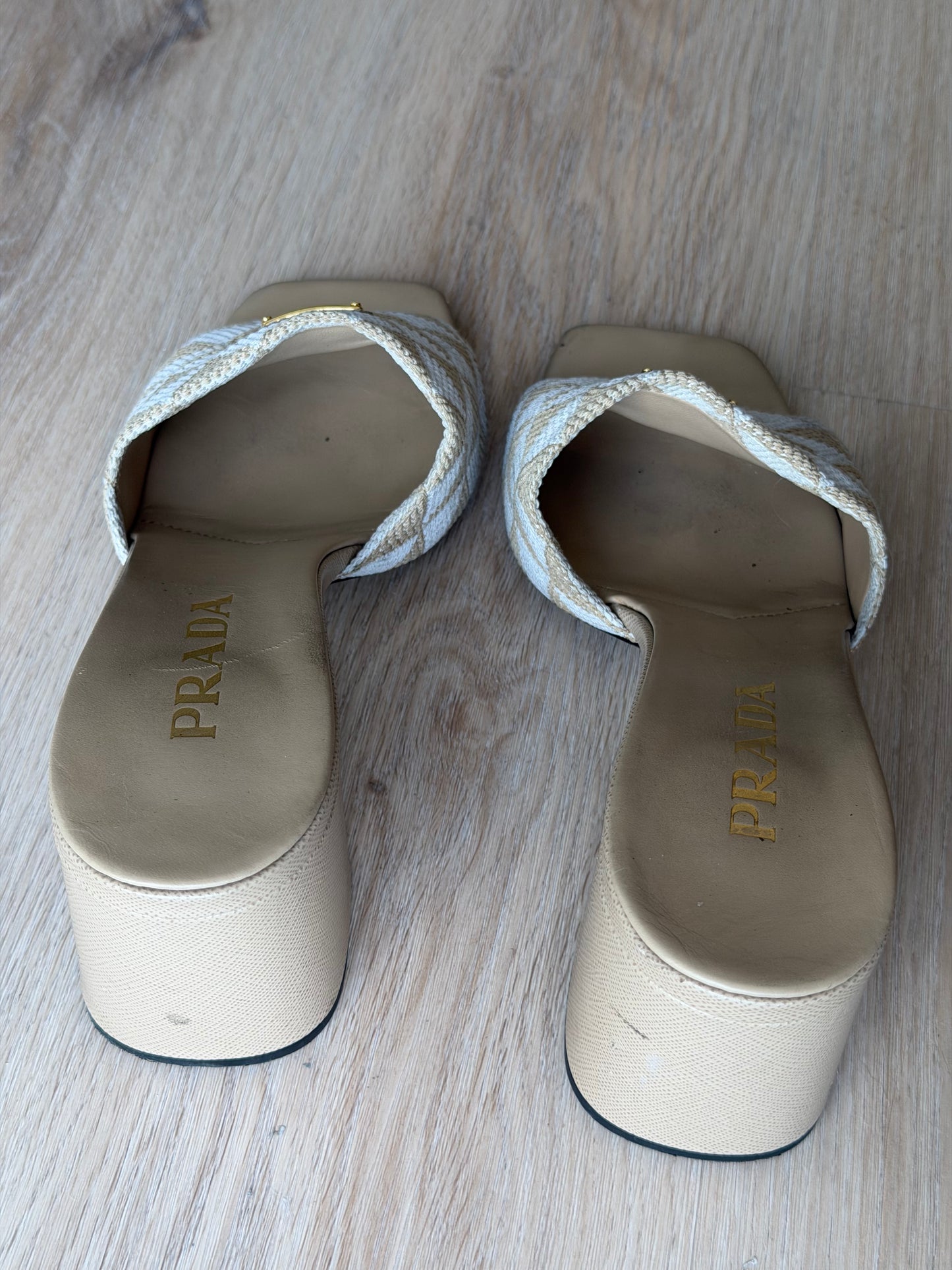 Prada - Geometric Sandals
