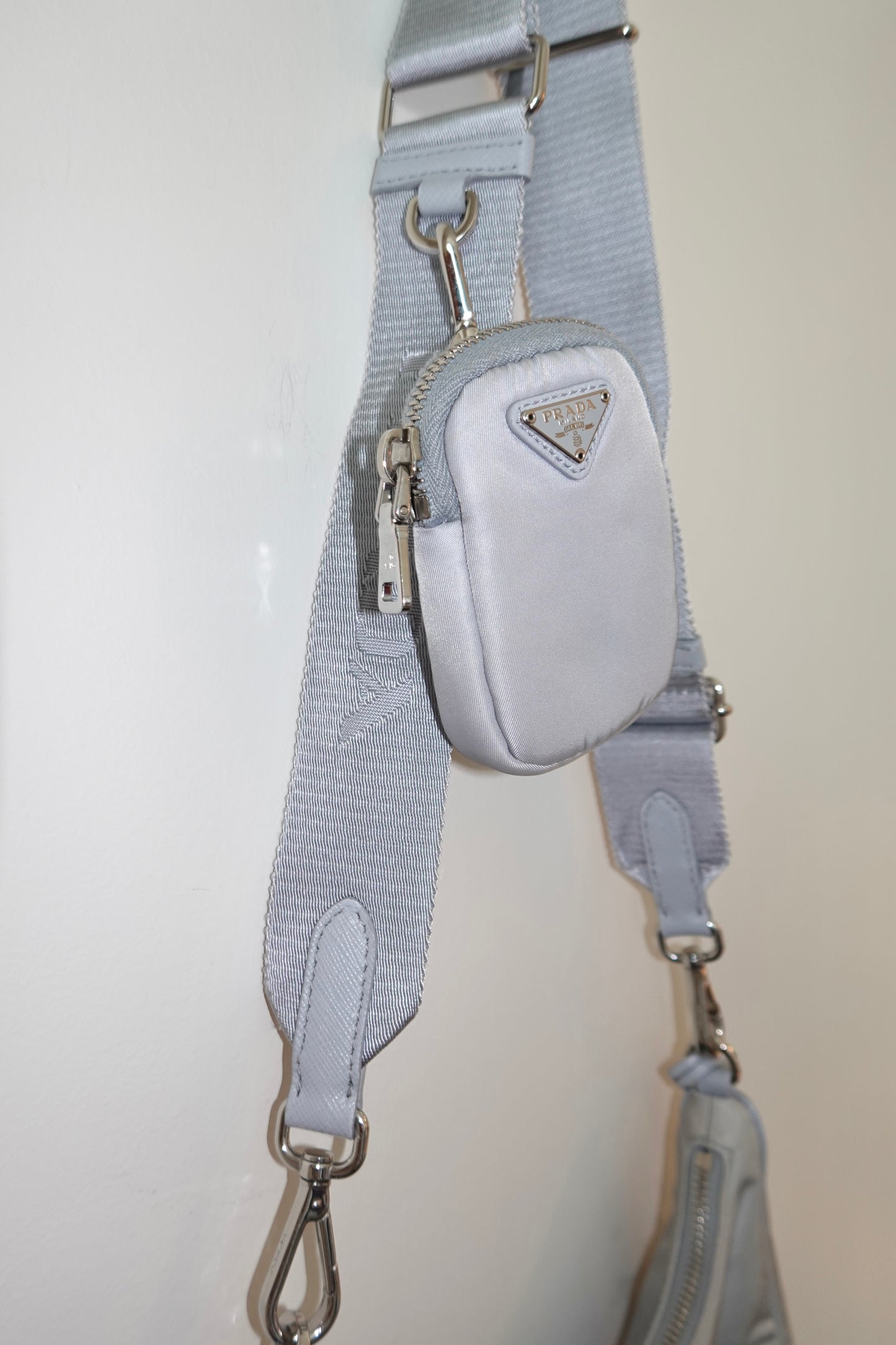 Prada - Gray Re-Edition Nylon Bag