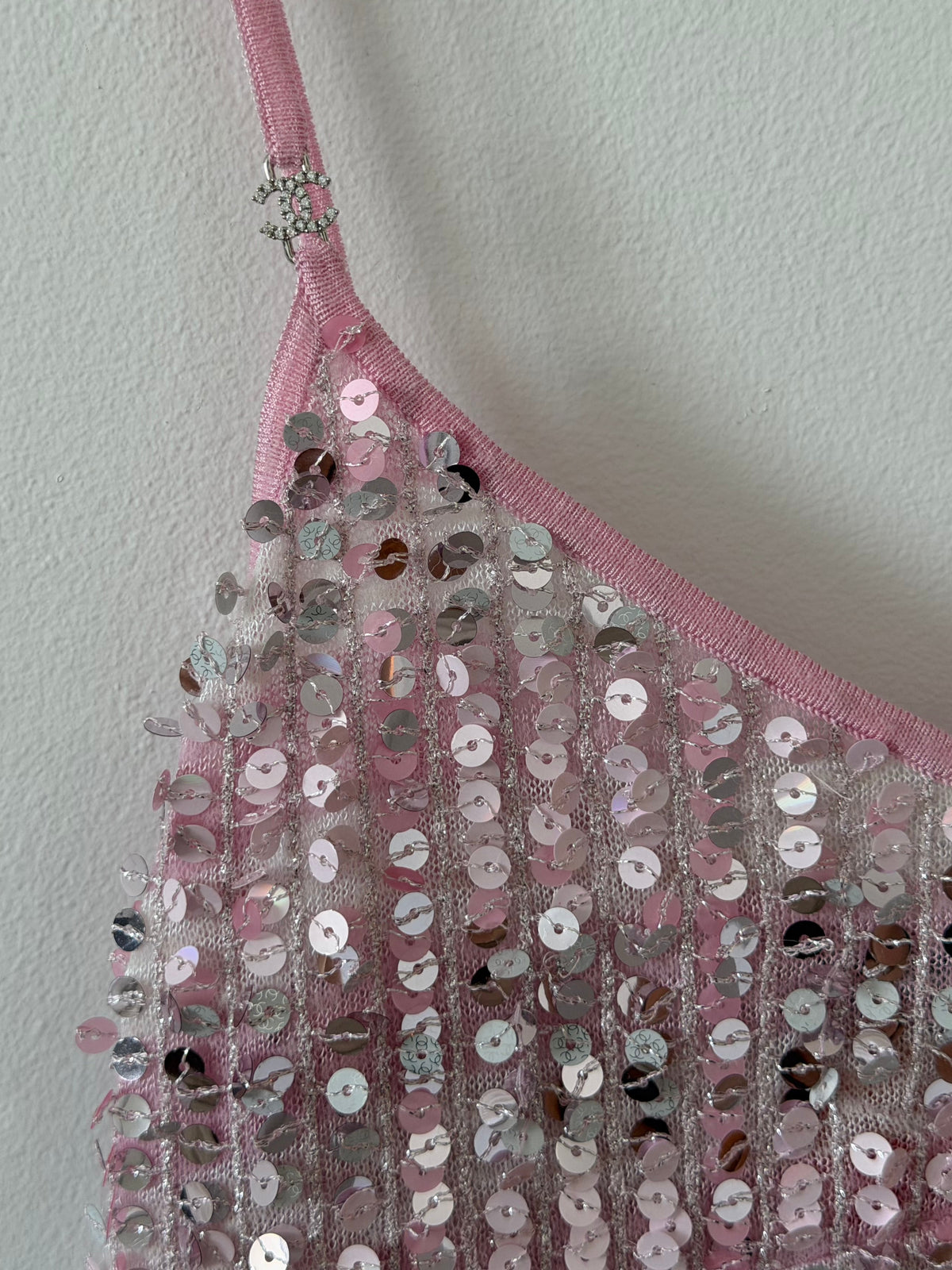 Chanel Pink Sequin Dress