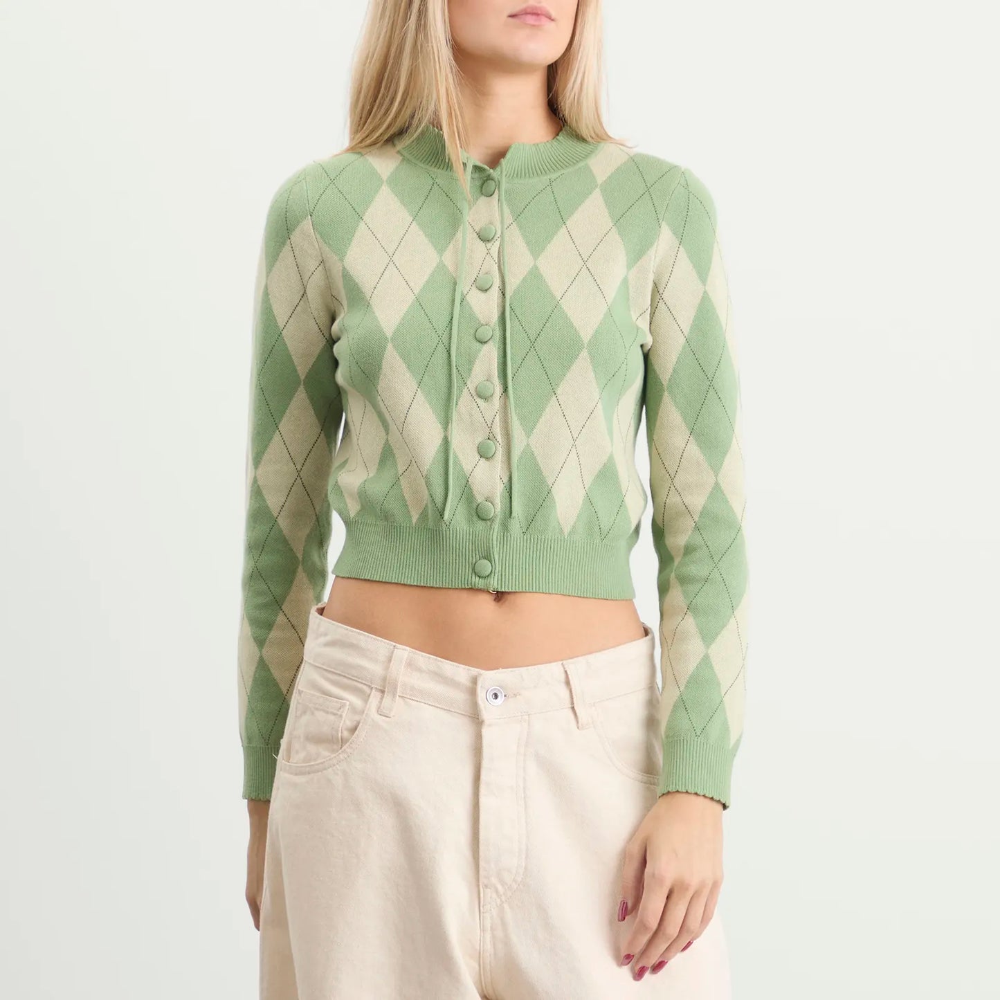 House of Sunny - Argyle Lounge Cardigan