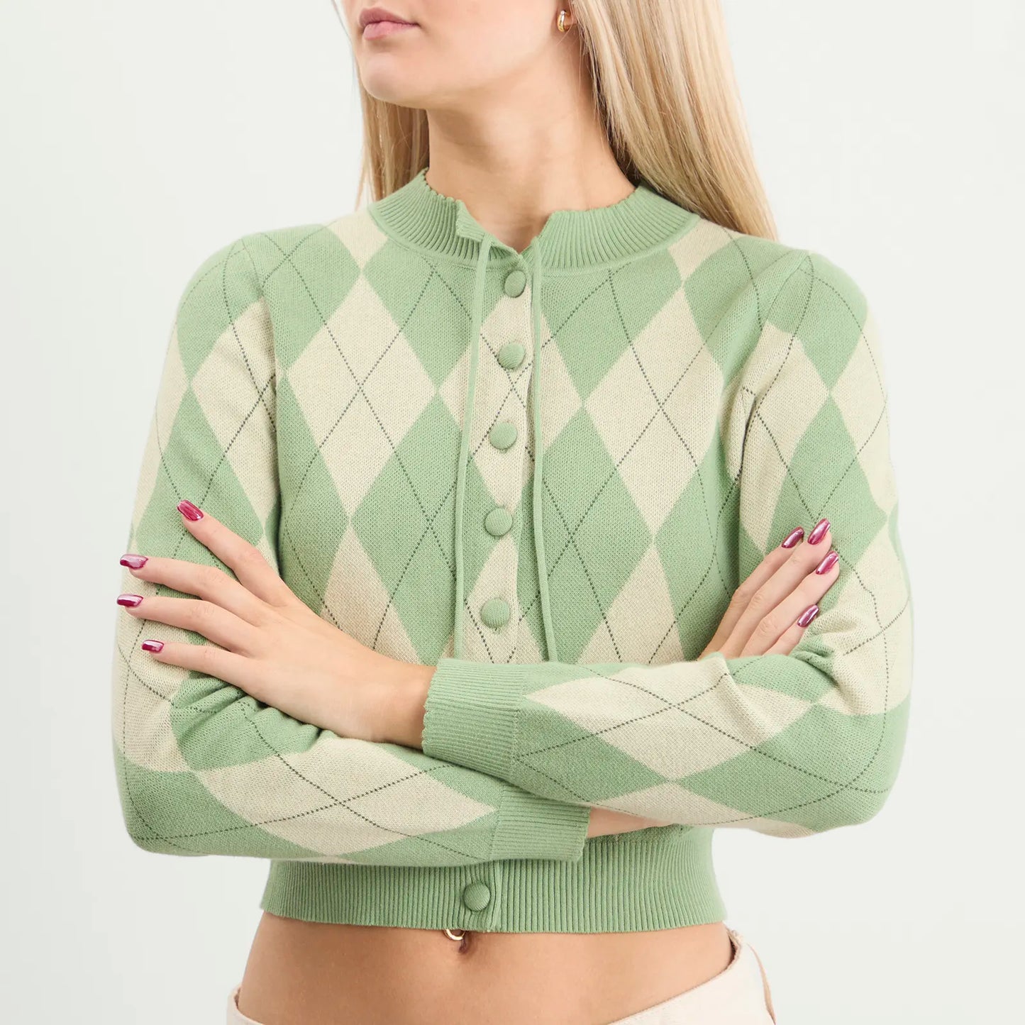 House of Sunny - Argyle Lounge Cardigan