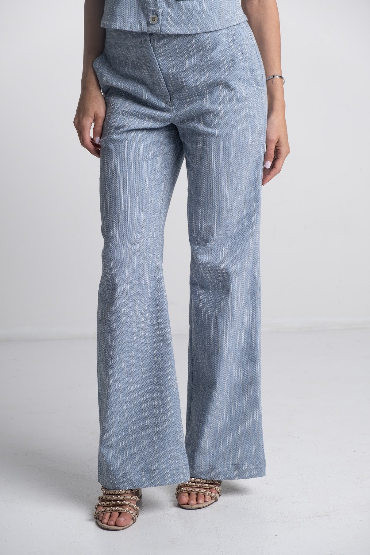 Ramy Brook - Blue Tweed Set