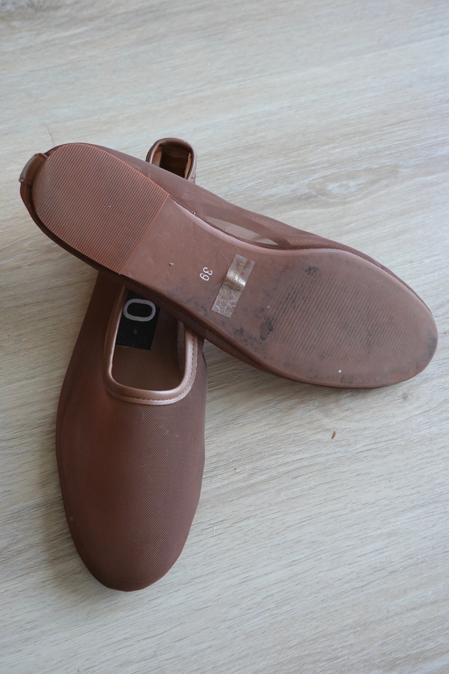 Senso - Brown Mesh Flats