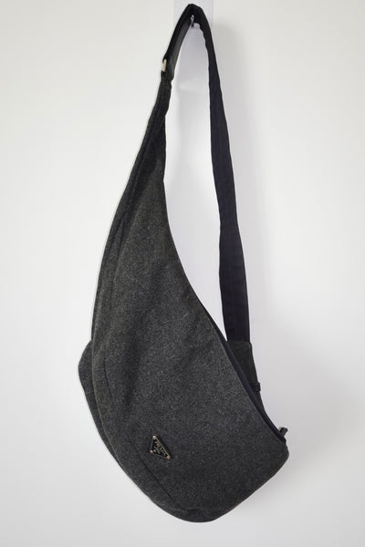 Prada - Wool Shoulder/Belt Bag