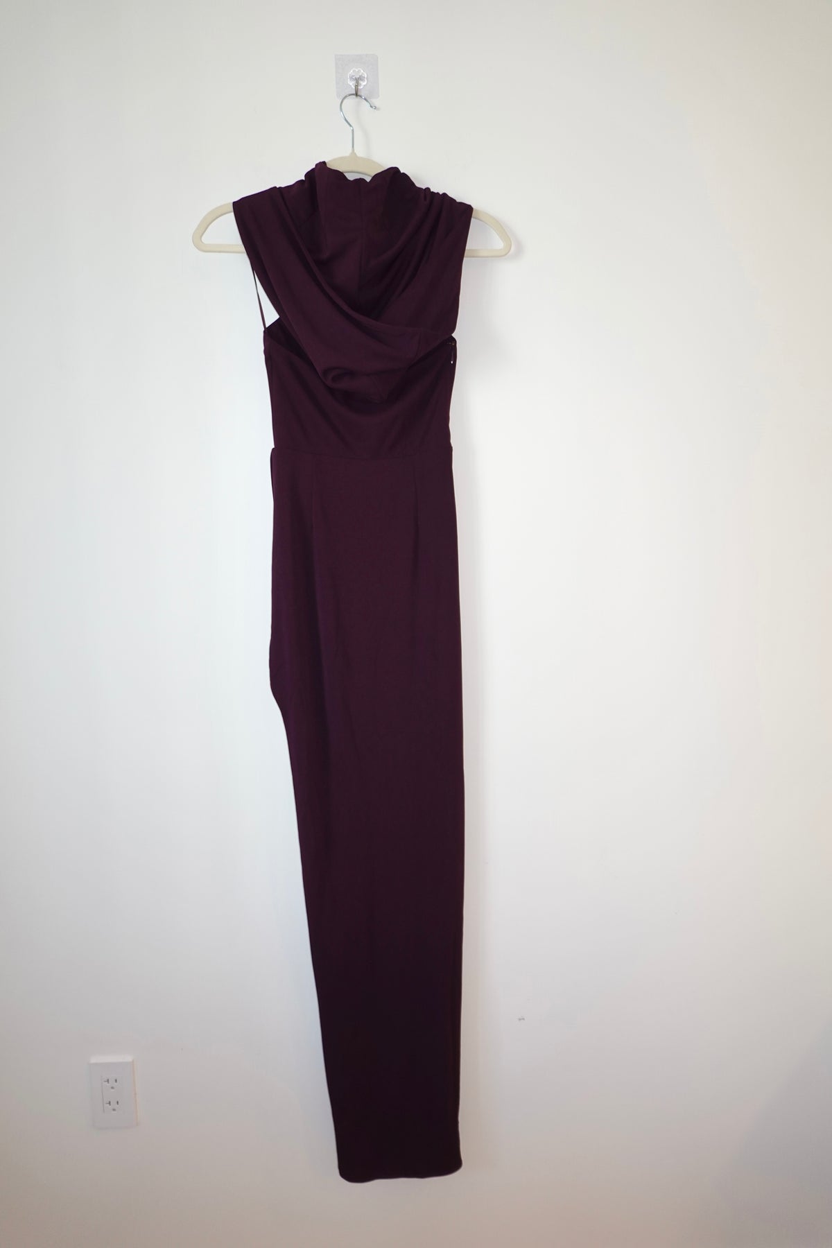 Nicholas - Plum Hooded Gown