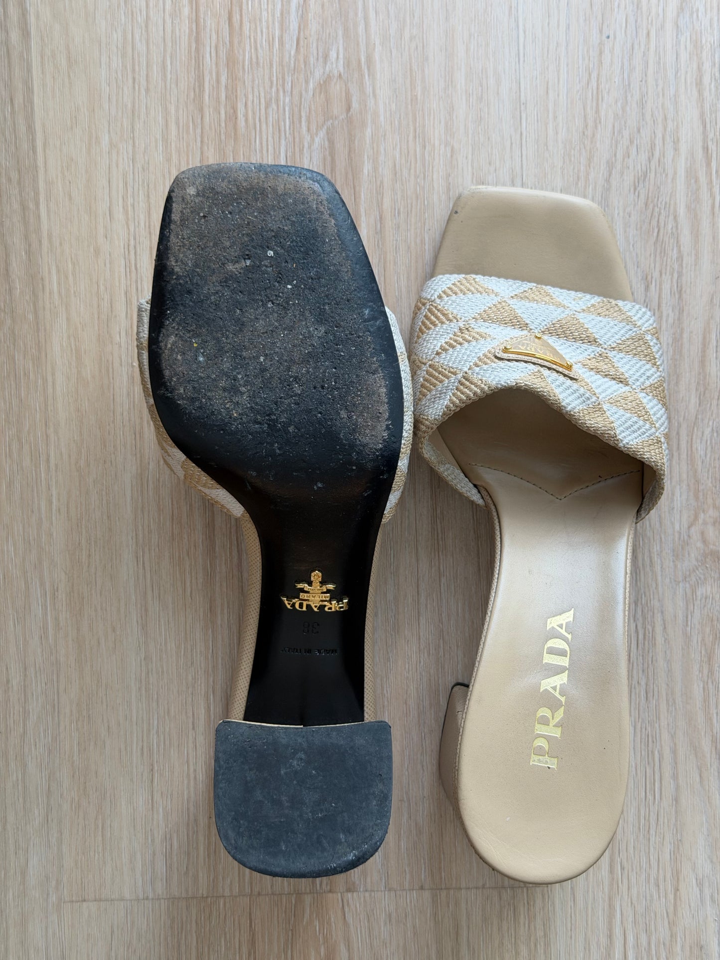 Prada - Geometric Sandals