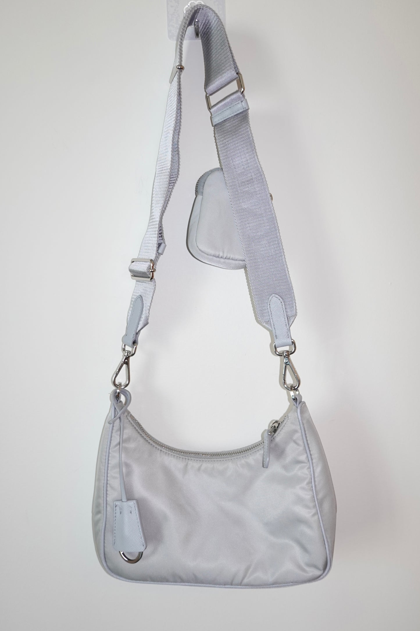Prada - Gray Re-Edition Nylon Bag