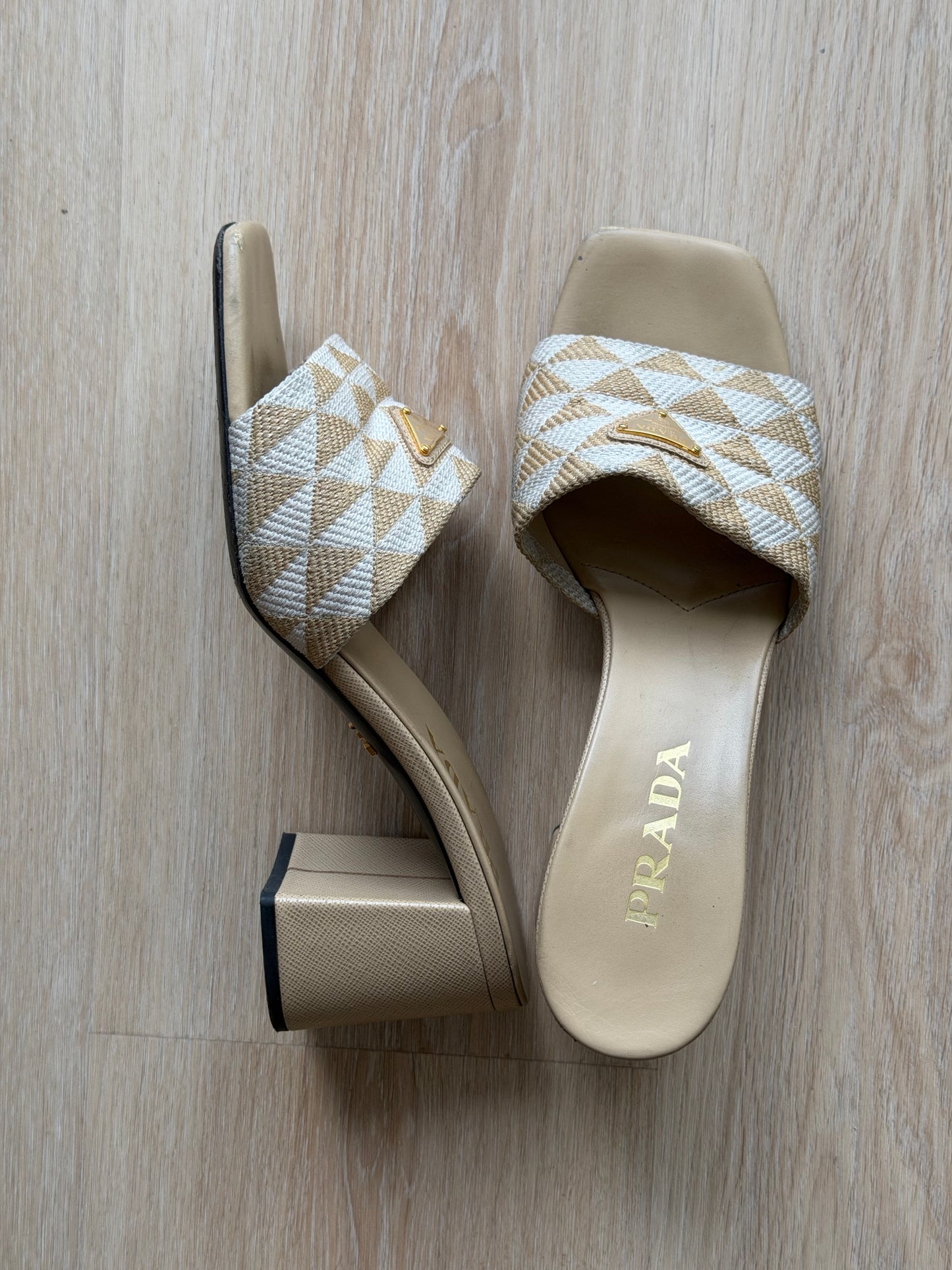 Prada - Geometric Sandals