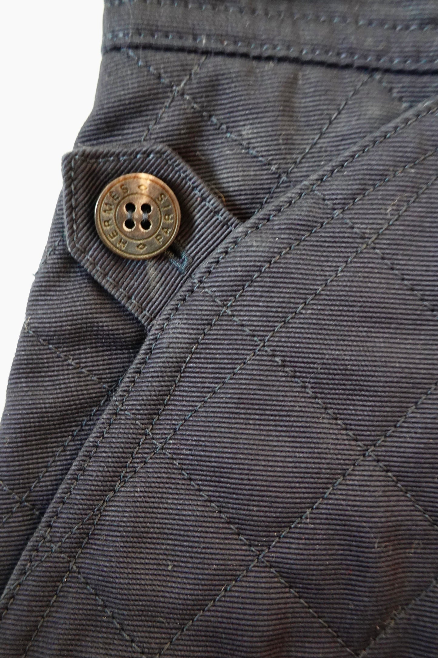 Hermes - Navy Cotton Riding Shorts