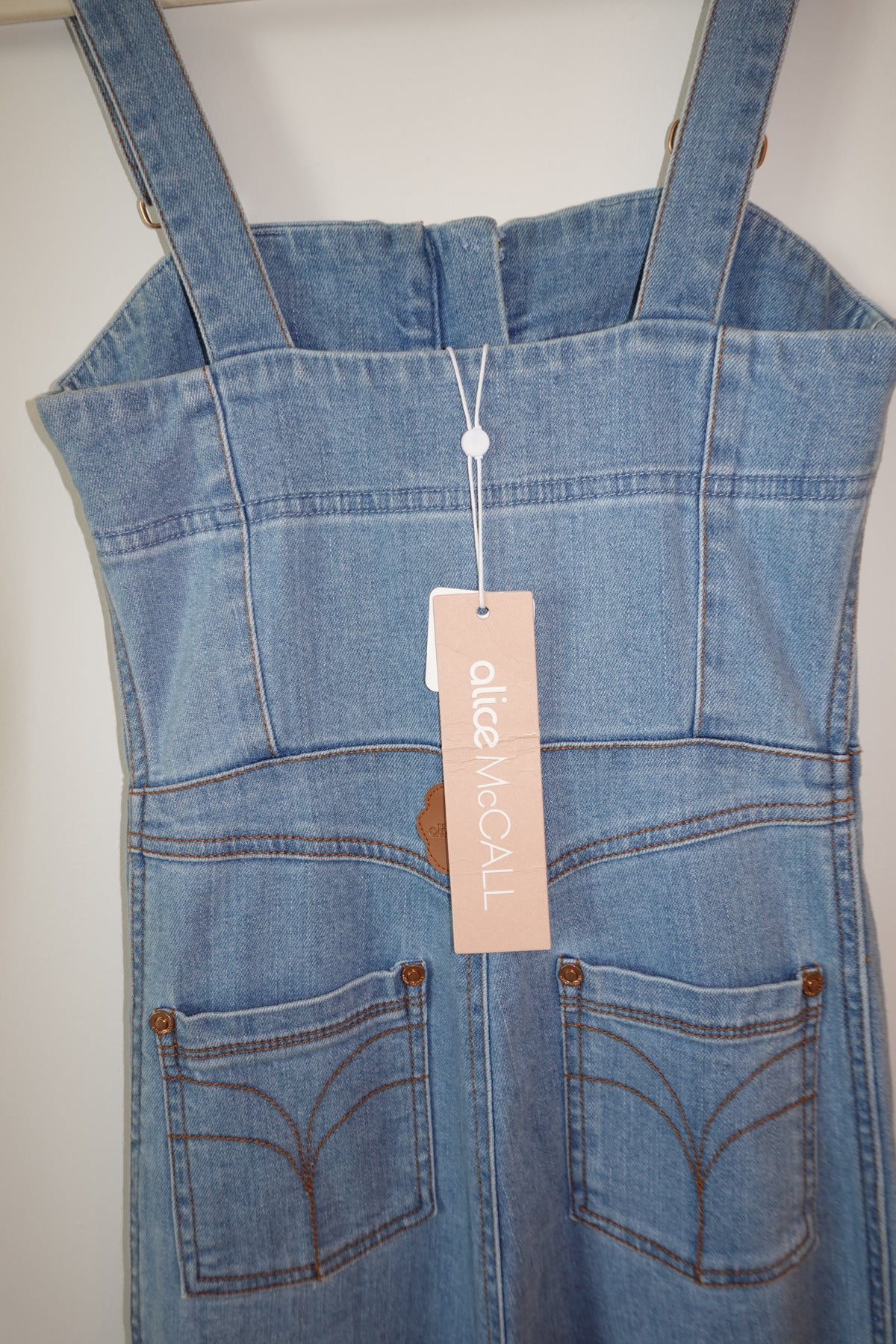 Alice McCall - Denim Bootcut Jumpsuit