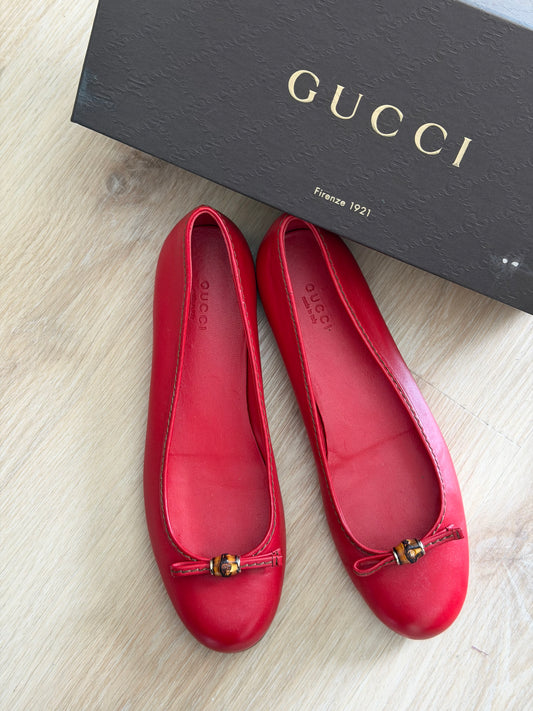 Gucci - Red Flats