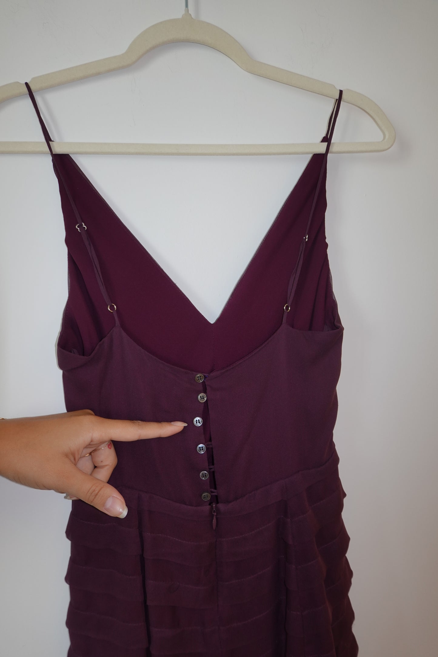Haute Hippie - Purple Silk Slit Gown