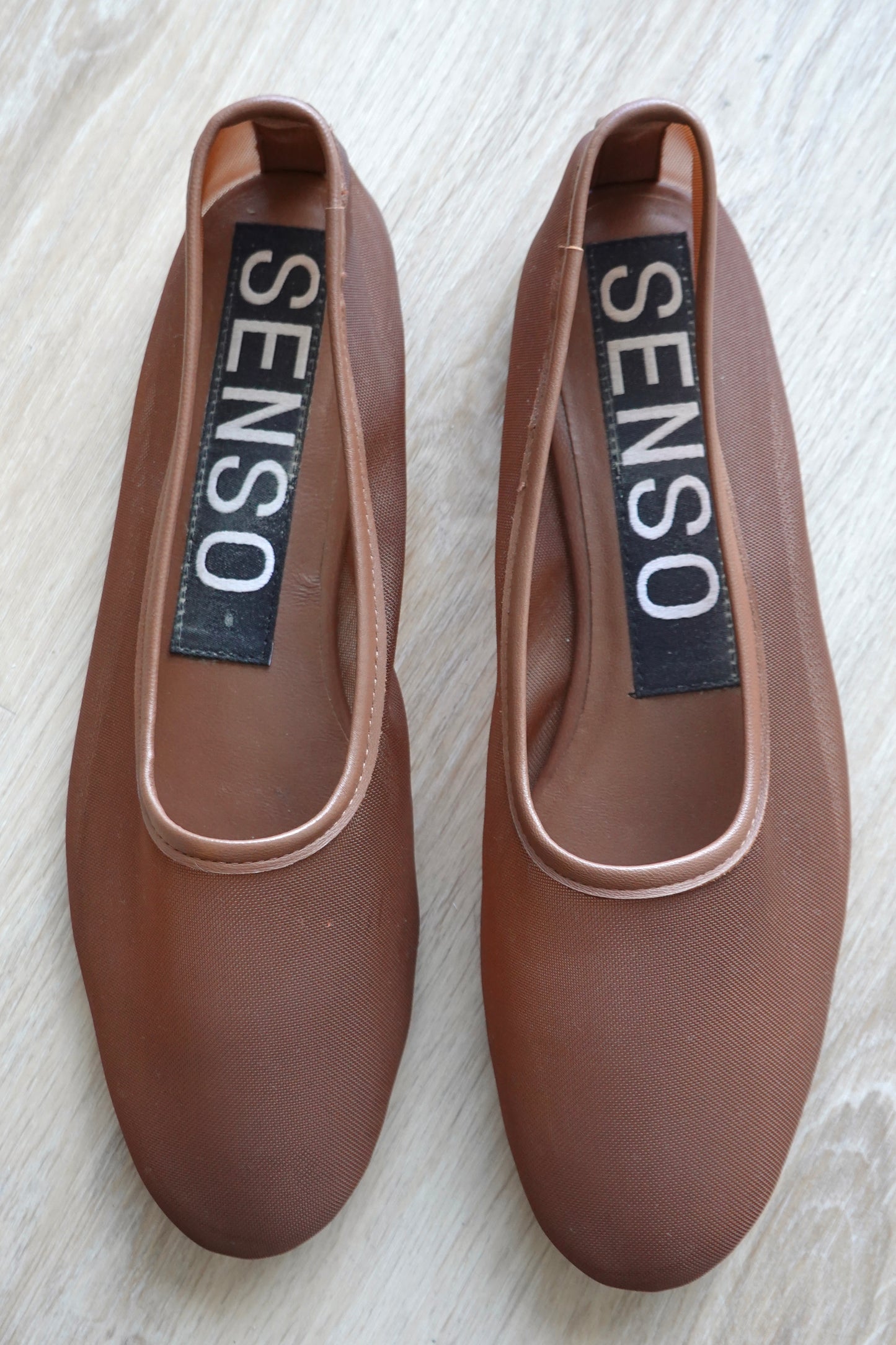 Senso - Brown Mesh Flats