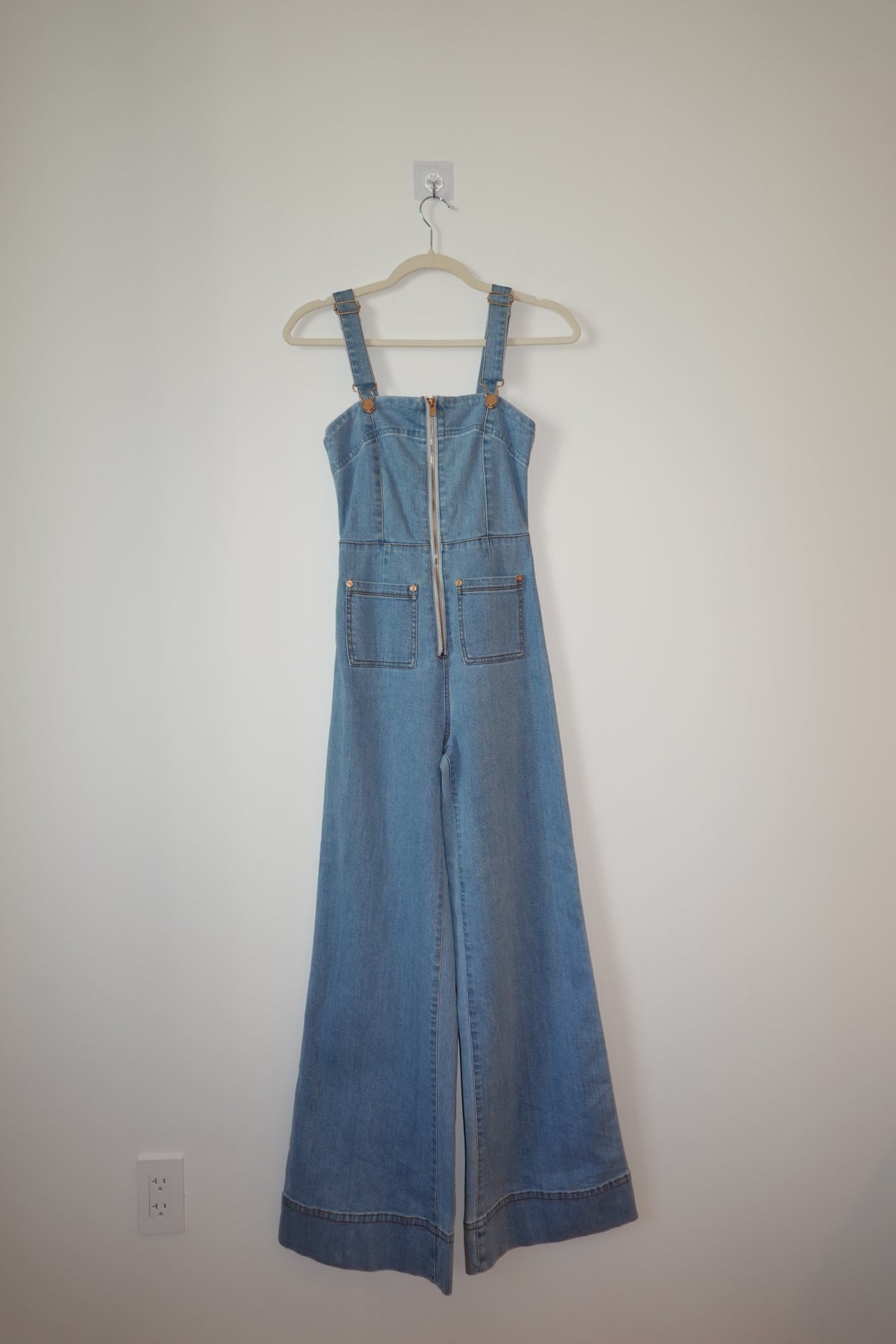 Alice McCall - Denim Bootcut Jumpsuit