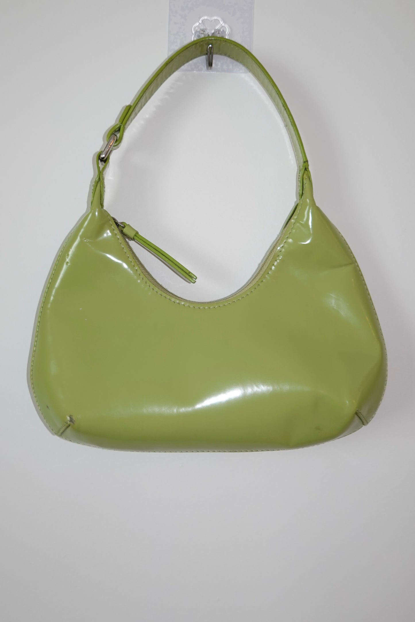 By Far - Patent Leather Green Purse