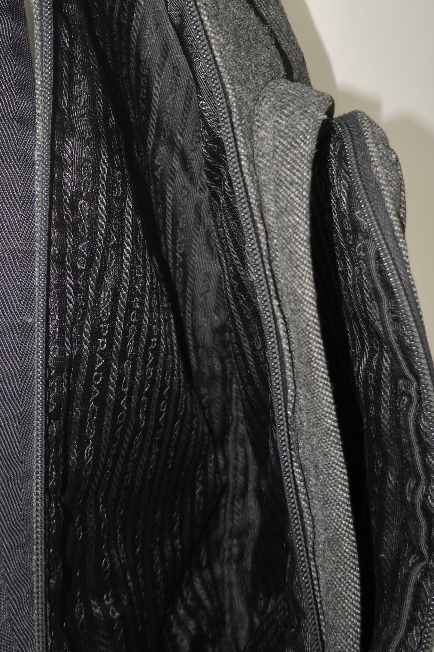 Prada - Wool Shoulder/Belt Bag