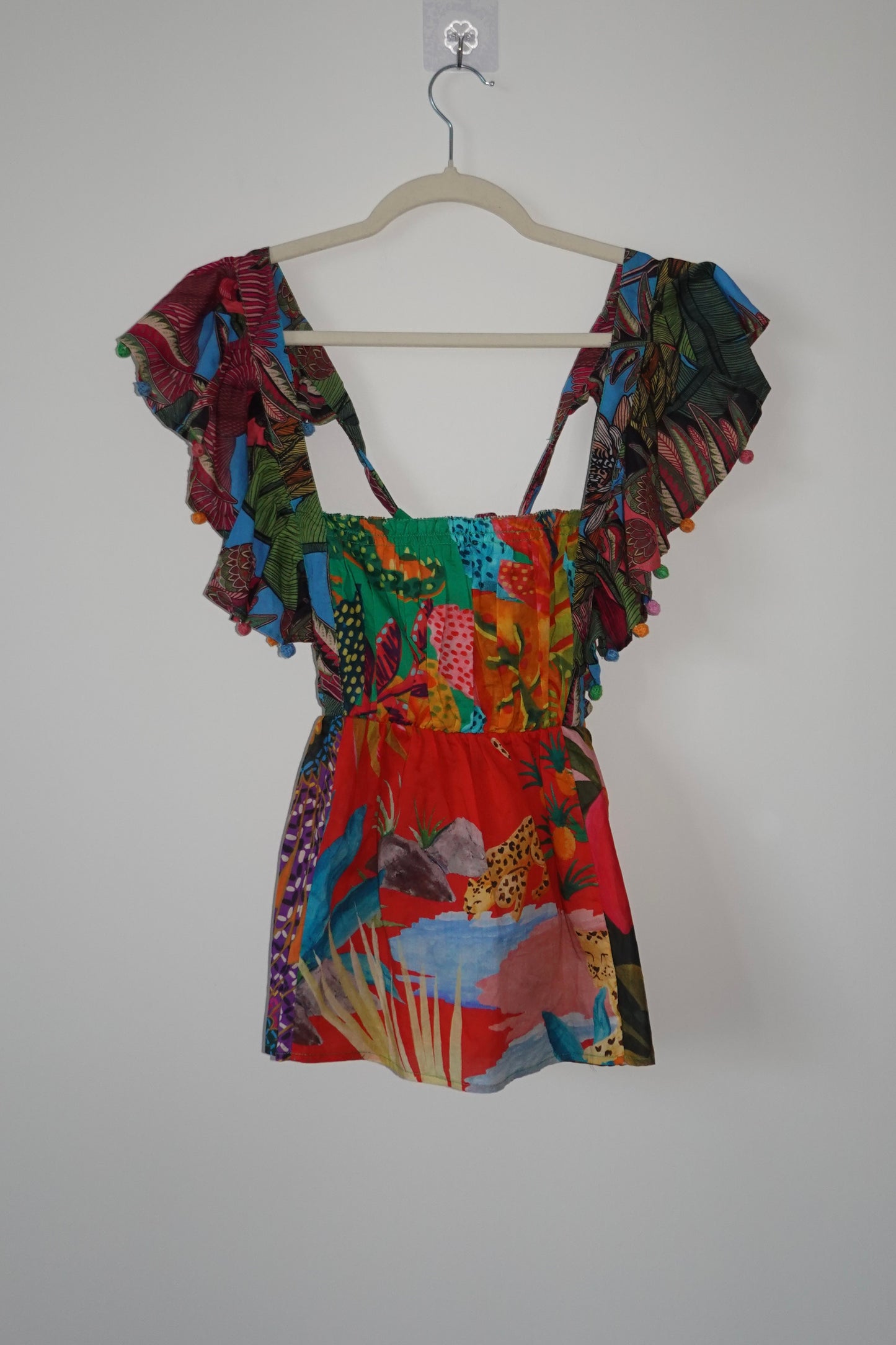 Farm Rio Tropical Mix Print Top