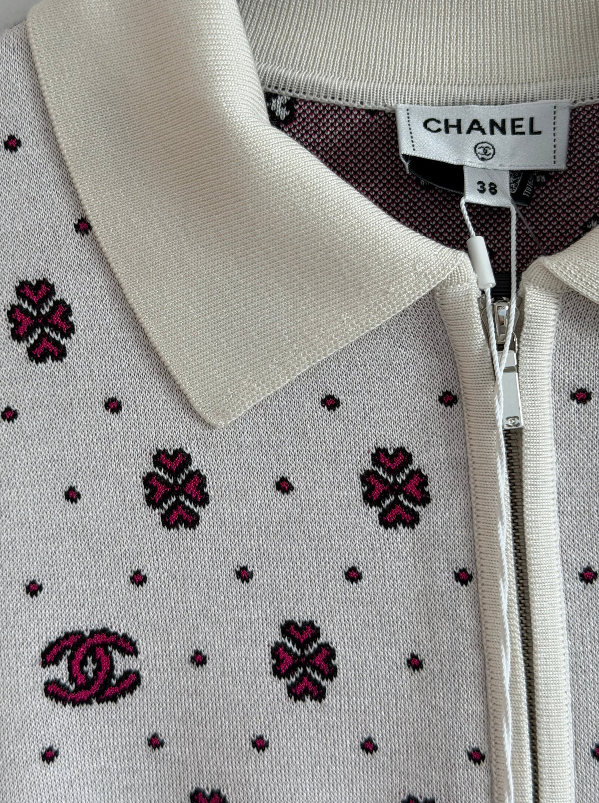 Chanel Clover Quarter Zip