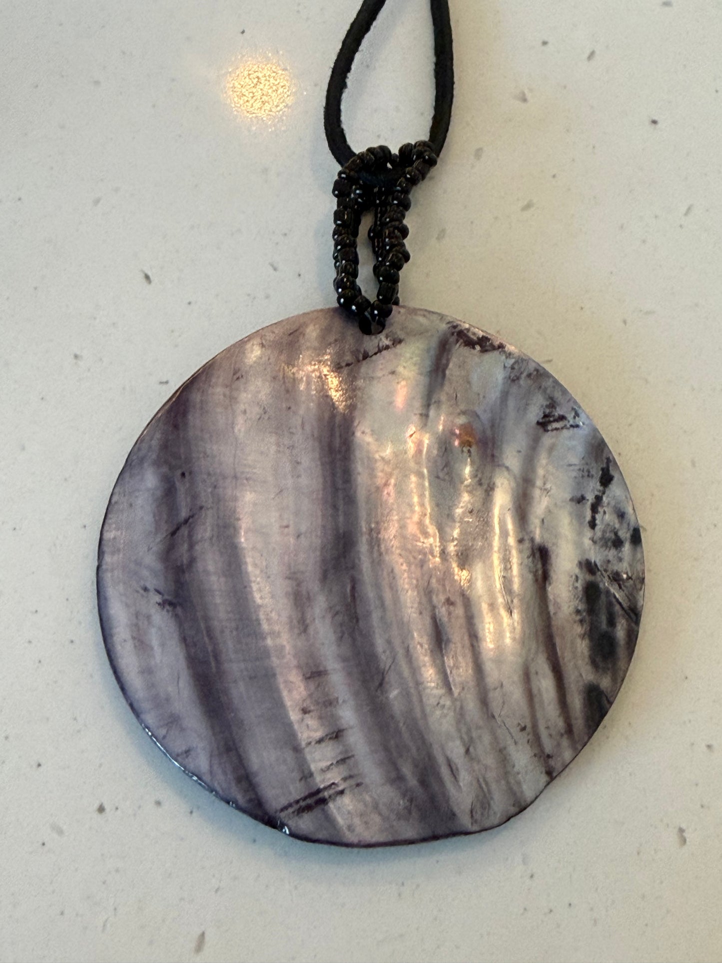 Grey Shell Necklace