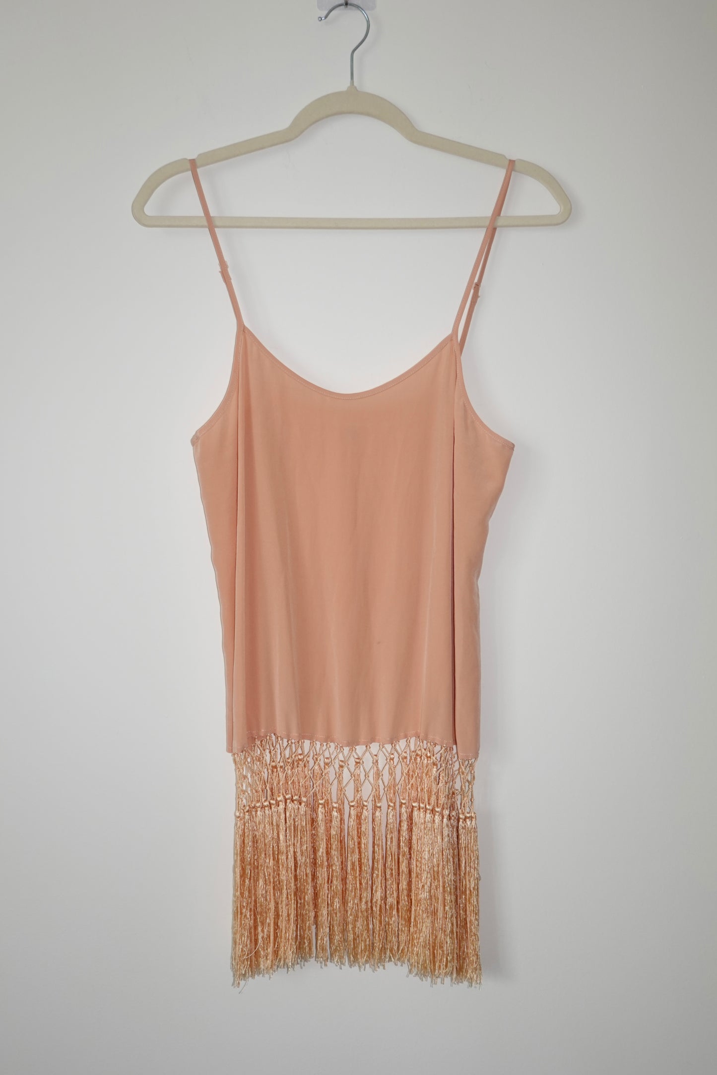 Haute Hippie - Silk & Fringe Top