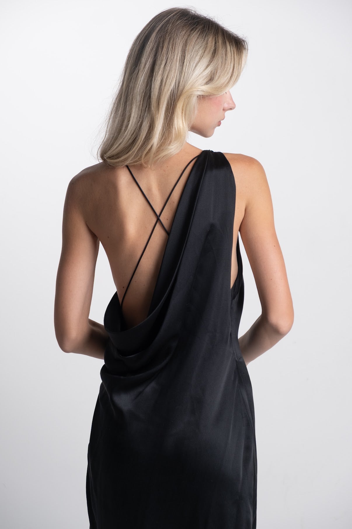 Black Silk Gown